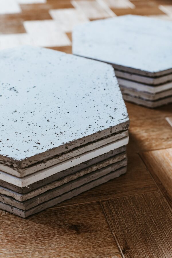 Płytki z betonu architektonicznego GRC Hexi S ( mały plaster miodu) 1m2
